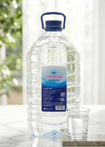 Apă potabilă plată MIRACOL   10,0 L, 2 buc