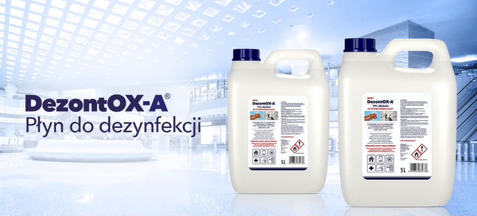 ’DEZONTOX A’ p/u dezodorizare a suprafatei 5L (pe baza de spirt)