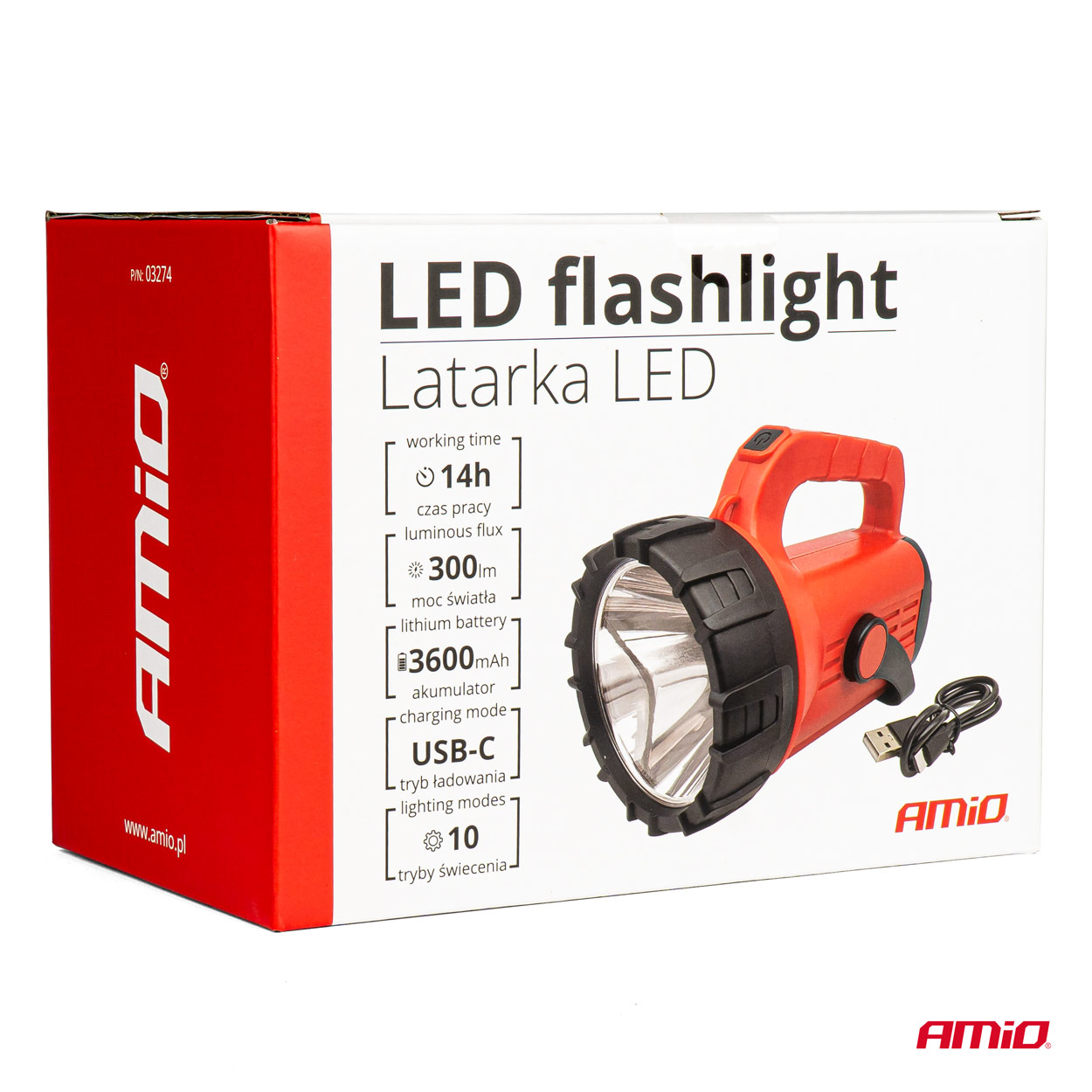 03274 Lanterna LED de lucru WT18