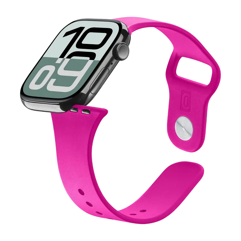 Curea pentru ceas Cellularline Urban Band 42/44/45/49mm, Silicon, Roz