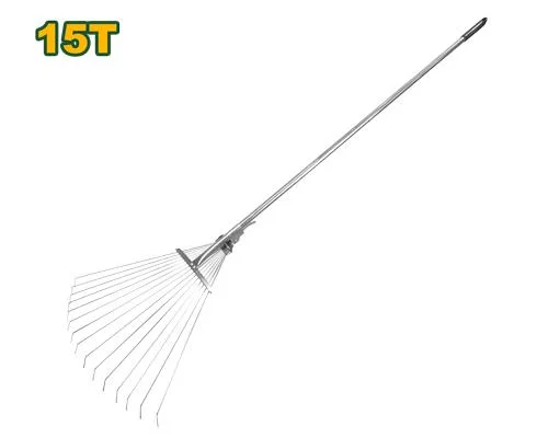 Greblă metalică evantai pentru frunze (15 dinți) JDXW9A15 Jadever