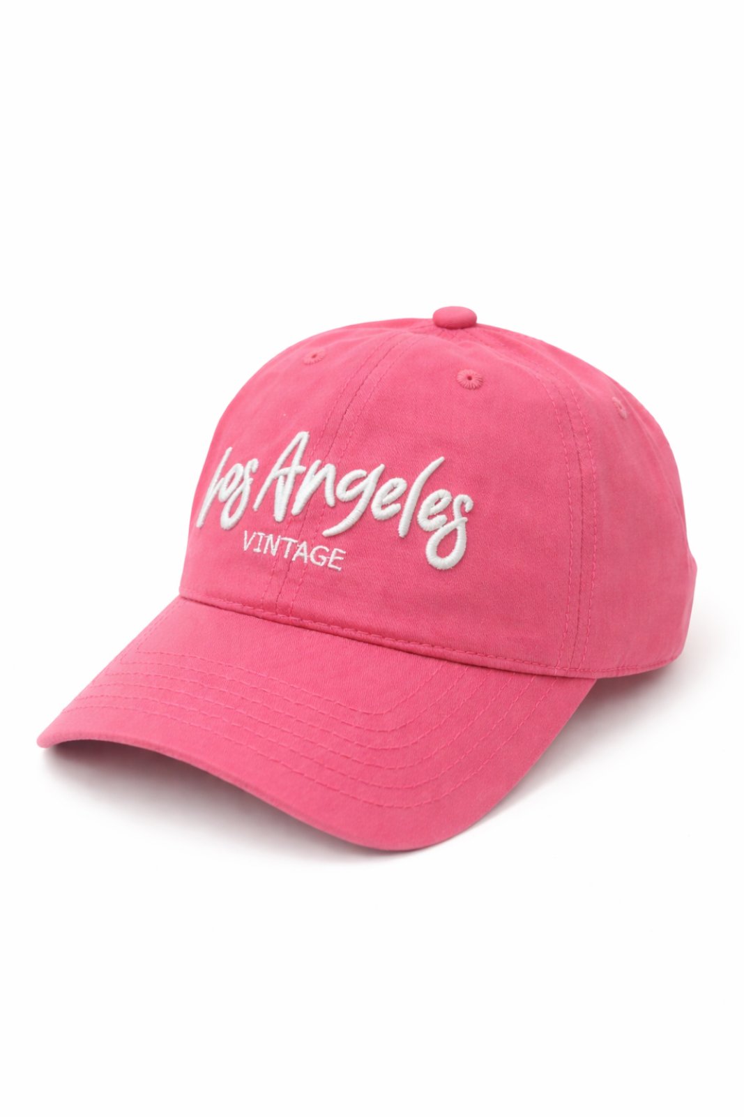 Șapcă roz „Los Angeles Vintage” – model casual, reglabilă
