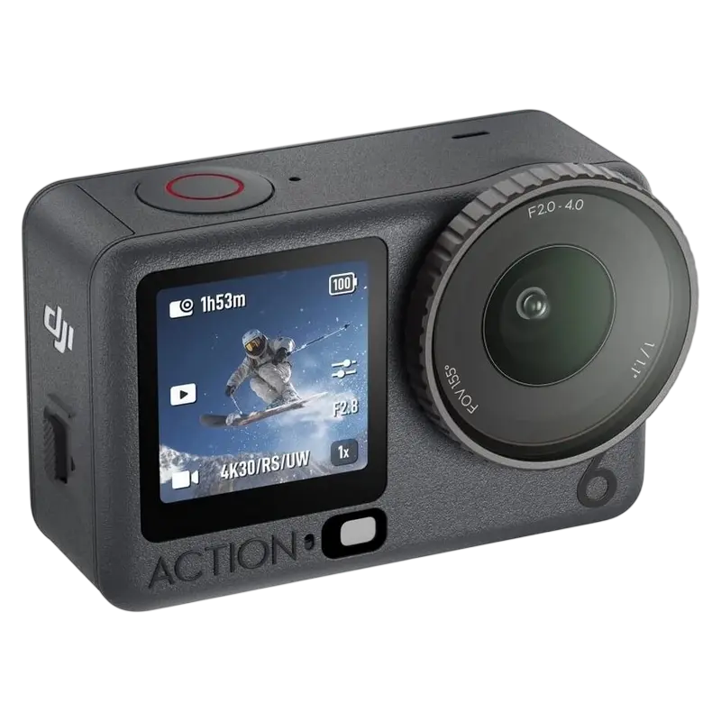 Cameră Video Sport DJI Osmo Action 6 Adventure Combo, Negru