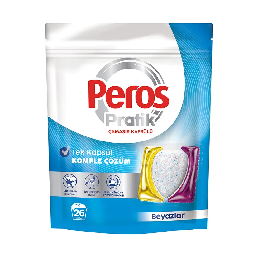 PEROS Capsule p/u spalarea rufelor 26 buc 421 gr WHITE