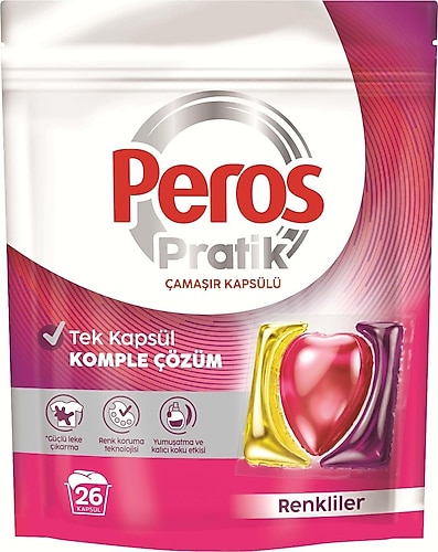 PEROS Capsule p/u spalarea rufelor 26 buc 421 gr COLOR