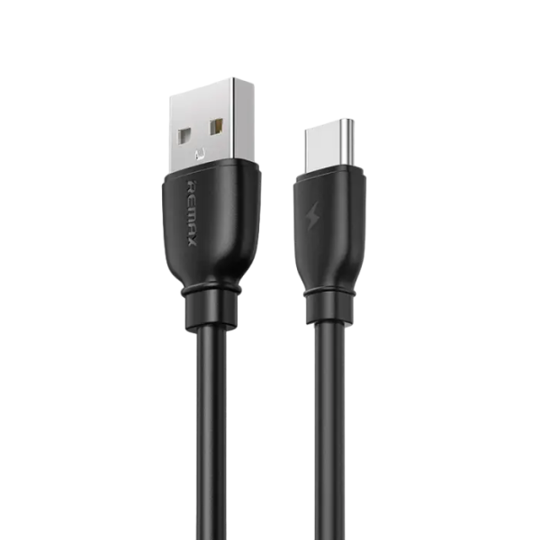 Cable de date Remax RC-138a, USB Type-A/USB Type-C, 1m, Negru