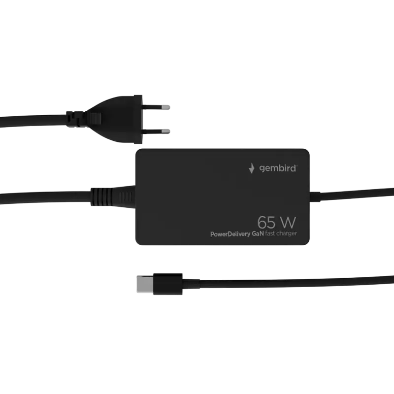 Adaptor de rețea universal Gembird NPA-AC-PDQC65-01, 65W