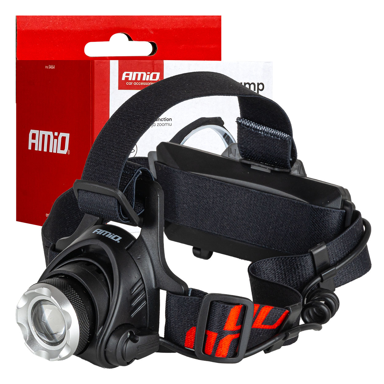 04664 Lanterna frontala cu acumulator T6 3600,Ah