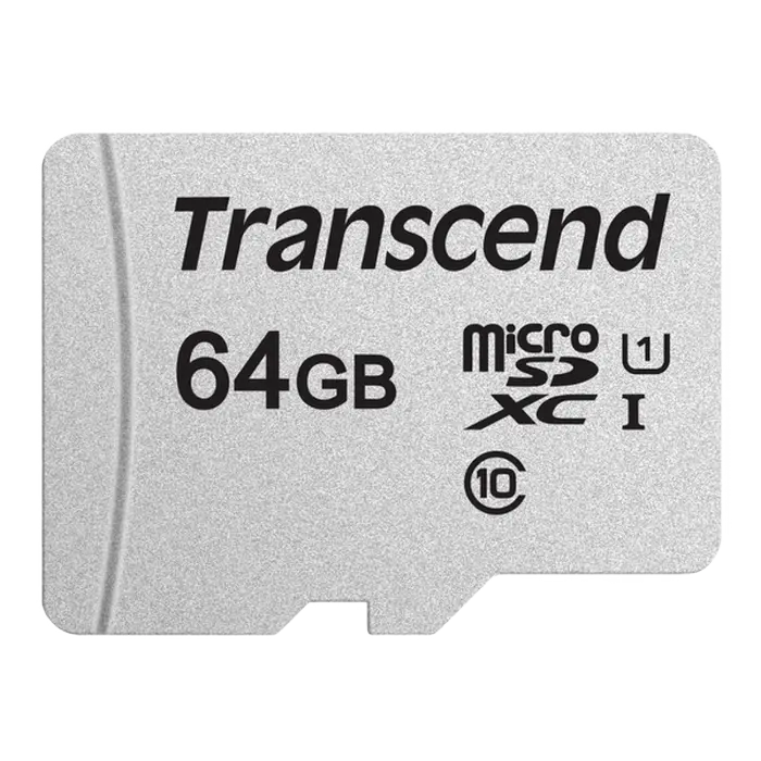 Card de Memorie Transcend MicroSDXC Class 10, 64GB (TS64GUSD300S)