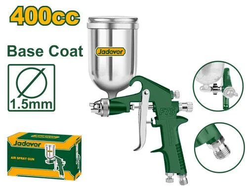 Pistol de pulverizare pneumatic cupă metalică 400cc 1.5mm Jadever JDGA1540