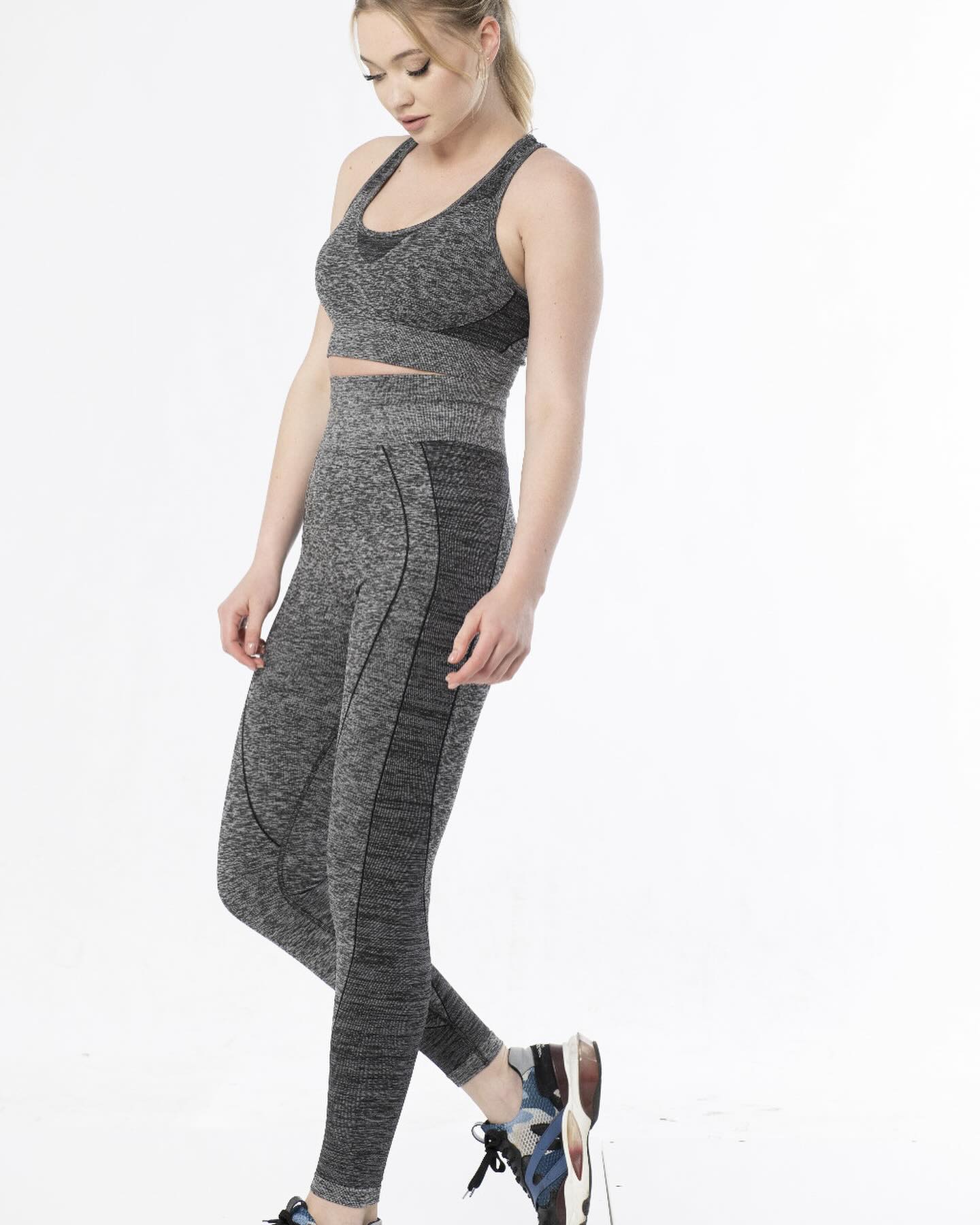 Set sport bra colanți seamless