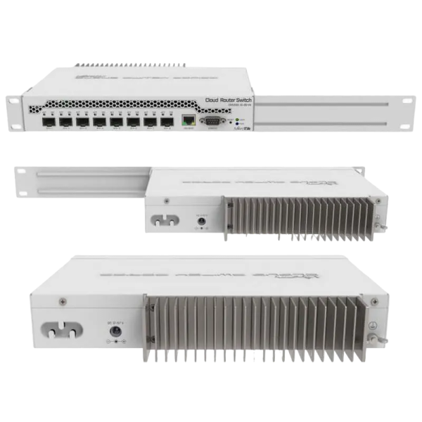 Switch de rețea MikroTik CRS309-1G-8S+IN, Alb