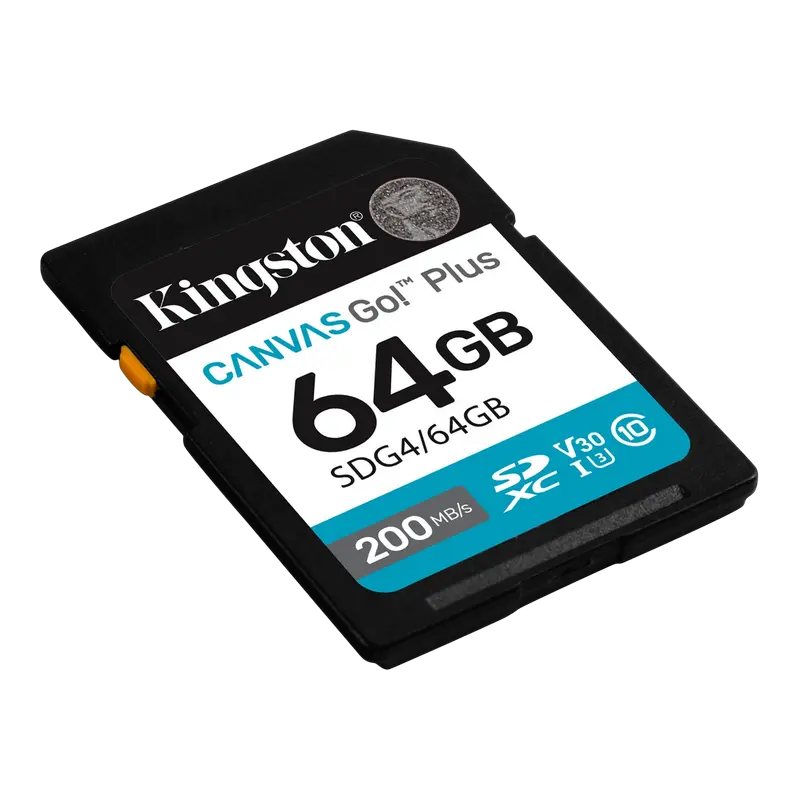 Card de Memorie Kingston Canvas Go! Plus, 64GB (SDG4/64GB)