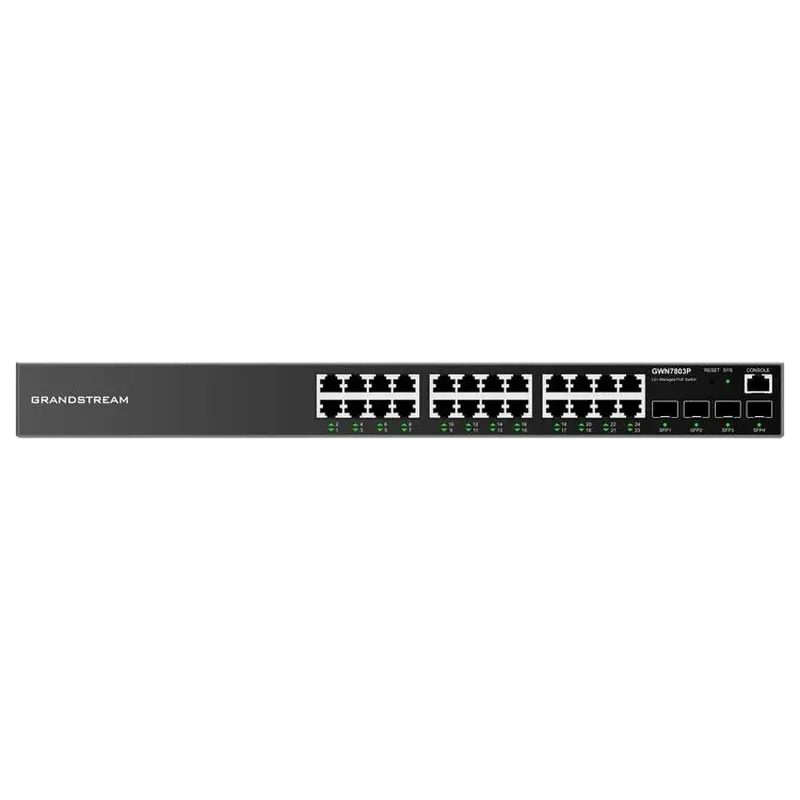 Comutator PoE Grandstream GWN7803P, IEEE 802.3af/at