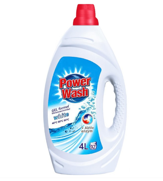 Detergent lichid Power Wash 4L White