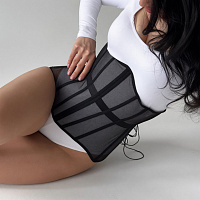 Corset modelator de seară I HOOV cu șireturi