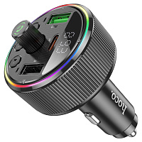 HOCO E82 Guerrero PD30W+QC3.0 car BT FM transmitter black