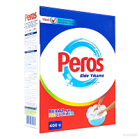 PEROS Detergent praf manual 400gr, cutie din carton, p/u rufe albe si colorate /8086