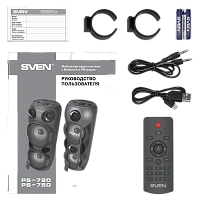 Boxă portabilă SVEN PS-720, Negru