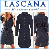Rochie tip cămașă LASCANA