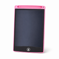 Tableta LCD scris si desen 8.5 inch copii, tabla electronica portabila, stylus inclus, stergere rapida, anti hartie, jucarie educativa, cadou copii 3+ ani, culoare roz