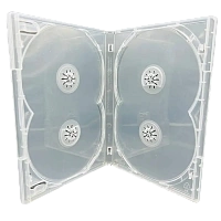DVD Box Platinet 14 mm pentru Amaray 4 Clear