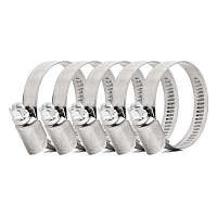 04586 Clema cu surub 5pcs. 25-40mm W2 metal