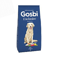 GOSBI EXCLUSIVE FISH MEDIUM 12KG, hrană completă cu  pește pentru câini adulți de talie medie