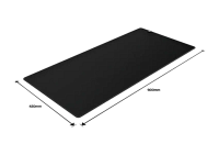 Mouse Pad pentru jocuri HyperX Pulsefire Mat, Extra Large, Negru