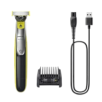 Trimmer pentru bărbați Philips QP2734/23, Negru | Verde