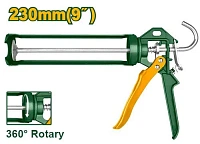 Pistol rotativ pentru silicon cu mâner din aluminiu 230 mm Jadever