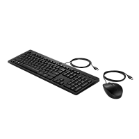 Set Tastatură + Mouse HP 225, Cu fir, Negru
