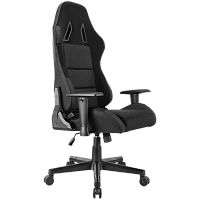 Scaun Gaming Lumi CH09-19, Textil, Negru