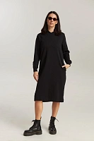 Rochie de damă cu mânecă lungă din bumbac