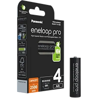 Acumulatori Panasonic BK-3HCDE/4CP, AA, 2500mAh, 4buc.