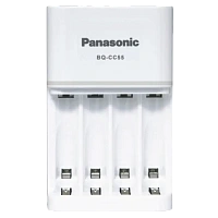 Încărcător Acumulatori Panasonic BQ-CC55E, Alb