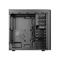 Carcasă PC Chieftec CW-01B-OP, Midi-Tower, Fără PSU, Negru