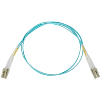 Fiber optic patch cords, Multimode OM4, LC-LC Duplex, 1M