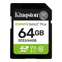 Card de Memorie Kingston Canvas Select Plus, 64GB (SDS3/64GB)