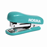 Capsator Mini N10 NORMA, 8 file, 27 mm, verde, compatibil capse No.10, capsator mic pentru scoala si birou