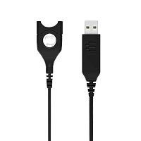 Cablu audio EPOS USB-ED 01, USB Type-A - ED (deconectare ușoară), Negru