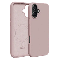 Husă Etteri Silicone Mag case pentru iPhone 16, Light Pink