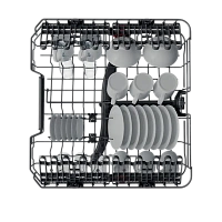 Mașină de spălat vase Whirlpool WIO 3O540 PELG, Oțel inoxidabil