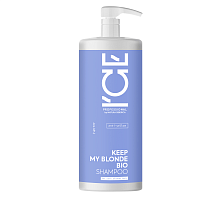 ICE by Professional Șampon anti-îngălbenire Keep My Blonde, 1000 ml