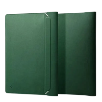 Husă pentru laptop Spigen Valentinus 15-16", Piele artificială, Jeju Green