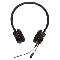 Headset Jabra Evolve 20 SE, Stereo MS, USB C/A adapter, Leather, Black