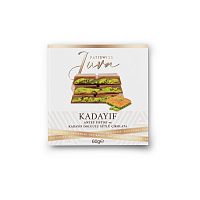 Ciocolată Patiswiss Dubai cu fistic și Knafeh, 60g