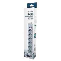 Prelungitor electric Gembird GMB SPG6-B-6C, 6 Prize, 1,8 m, Gri