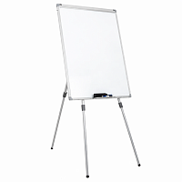 Flipchart 70x100 cm, tabla magnetica, 3 picioare, suport hartie