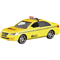 1:16 Mașină inerțială „Taxi” (lumină / sunet / uși mobile)